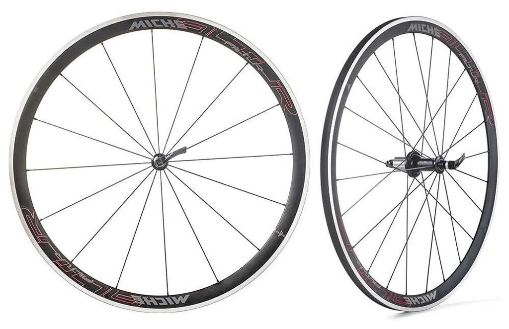 Miche Altur Rennrad Laufradsatz Schwarz 9 x 100 / 10 x 130 mm / Shimano/Sram HG Schwarz 9 x 100 / 10 x 130 mm