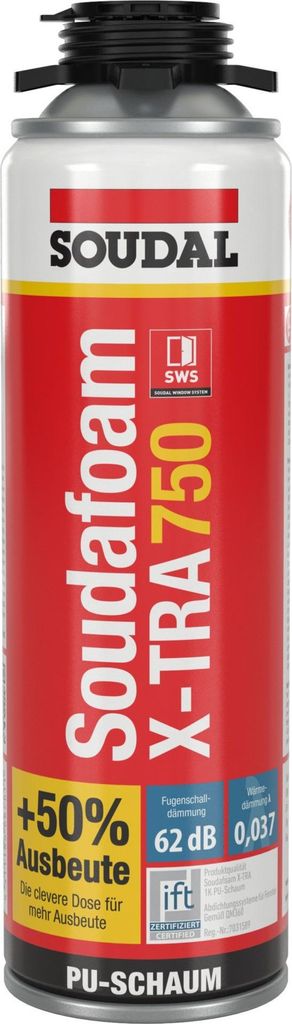 Soudal 1K-Profi-Schaum X-Tra Soudal B2 - 89414495 Produktbild 