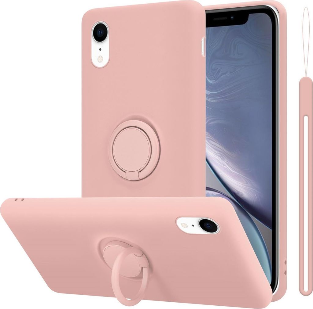 Cadorabo Hülle für Apple iPhone XR Schutz Hülle in Rosa Produktbild 