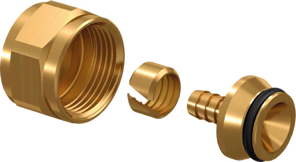 UPONOR Minitec, Klemmringverschraubung, 9,9, 3/4" Euro, 1 Stk.