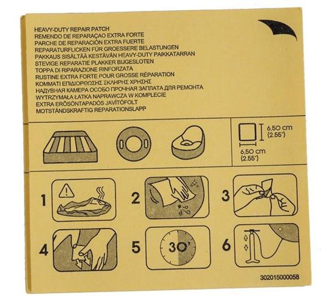 Reparatieset für Luftmatratzen und Kinderbecken, 10 wasserdichte Patches, Reparaturset für Kinderbecken und Luftmatratzen