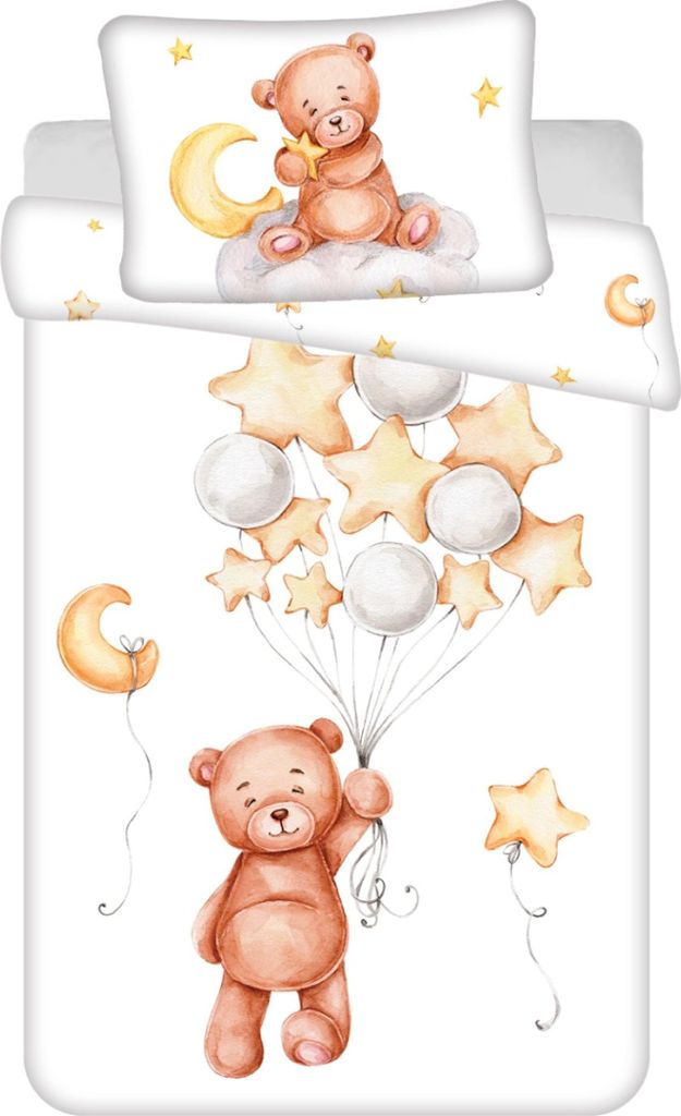 Jerry Fabrics Bettwäsche Teddybär Niedlich Baby 100x135, Produktbild 