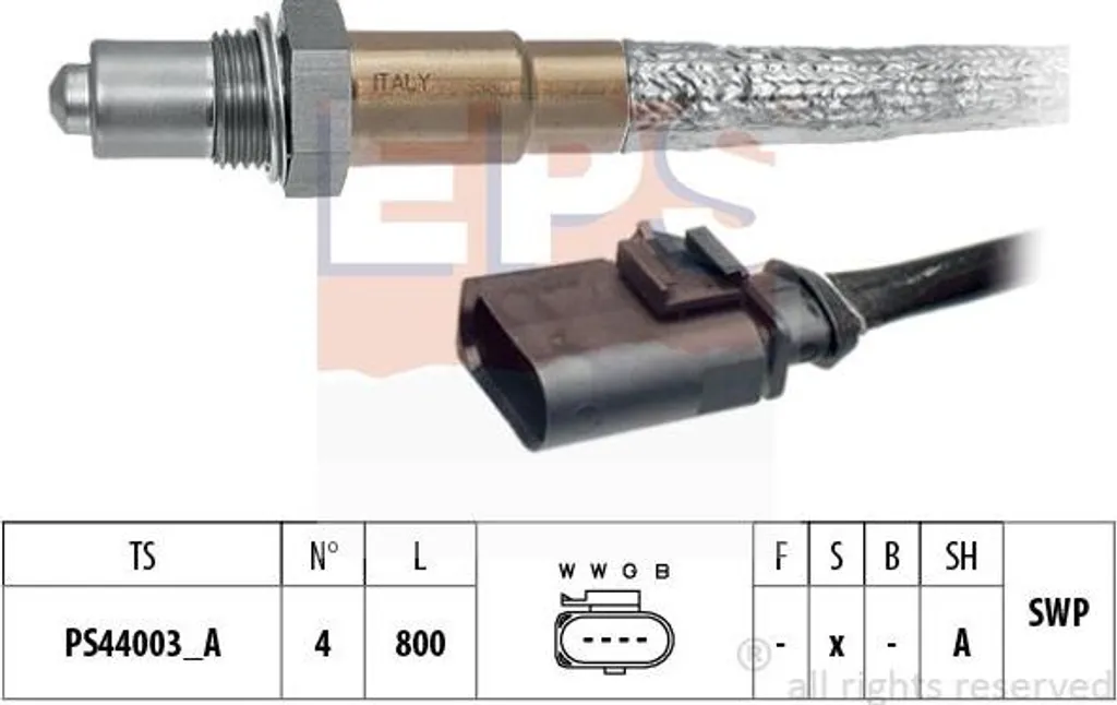 Sonde Lambda OE 06K906262A Haute Précision pour Moteur 1.8 2.0 TFSI