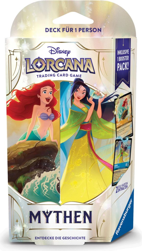 Ravensburger Disney Lorcana TCG: Mythen - Einzelspieler Deck Bernstein und Saphir (Deutsch)