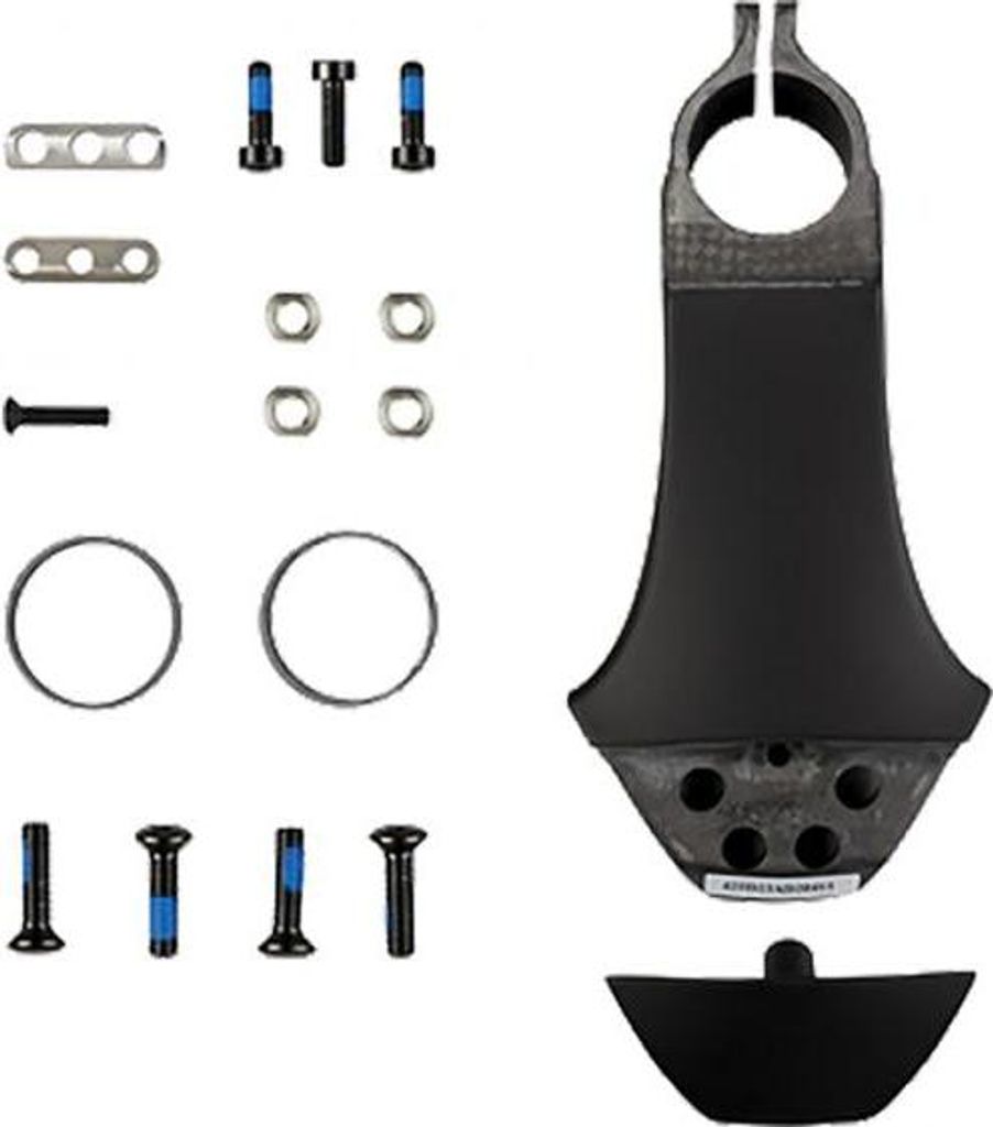 Look Combo Aero Stem -7° mat black 130mm