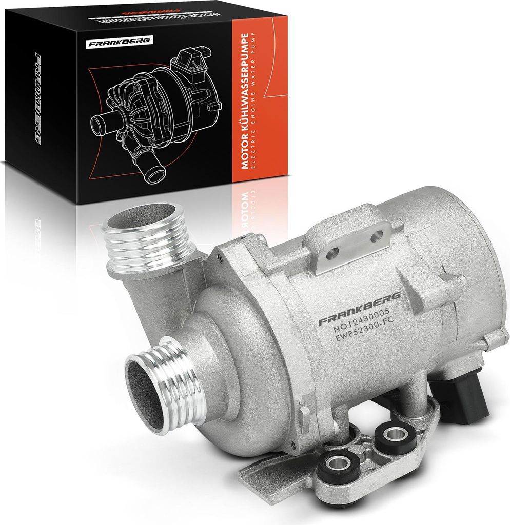 Frankberg 1x Wasserpumpe Zusatzwasserpumpe Elektrisch für BMW 5er F10 F18 F11 7er F01 X3 N52 N53
