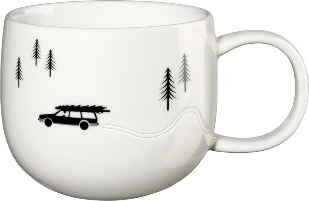 ASA Henkelbecher Joy Snow Tracks Skidding XMAS 400 ml Image du produit 