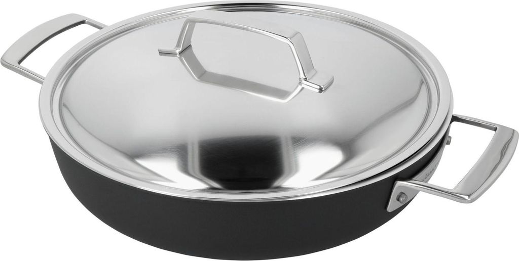 Demeyere Topf Alu Pro 5 Kochgeschirr - Ø 24 cm PFAS-freie Ceraforce Antihaftbeschichtung, Induktionsgeeignet