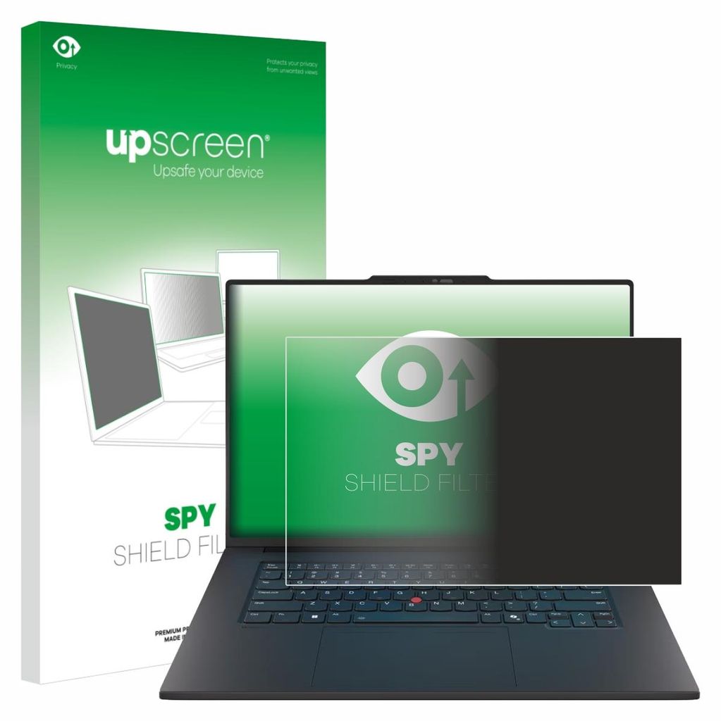 upscreen Blickschutzfilter für Lenovo ThinkPad P1 Gen 8 16" Anti-Spy Privacy Filter Sichtschutz Blaulicht-Schutz
