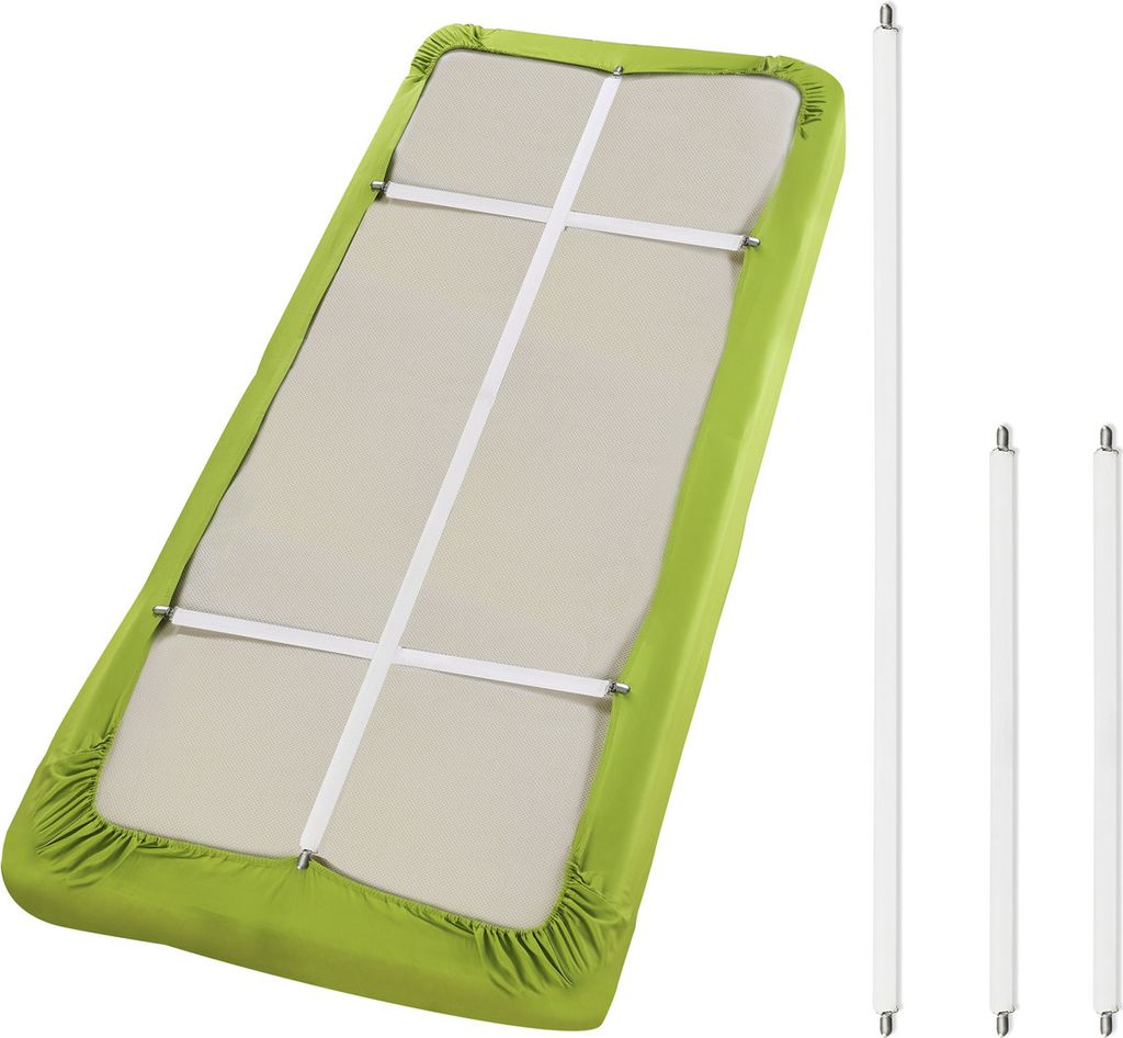 Betttuchspanner extra lang 3-teiliges Set Produktbild 