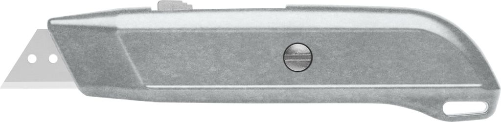 MARTOR Sicherheitsmesser Mit Klingeneinzug, Unlakiert, SECUNORM MULTISAFE, Profi Cuttermesser, Zink, Rechts- & Linkshänder,