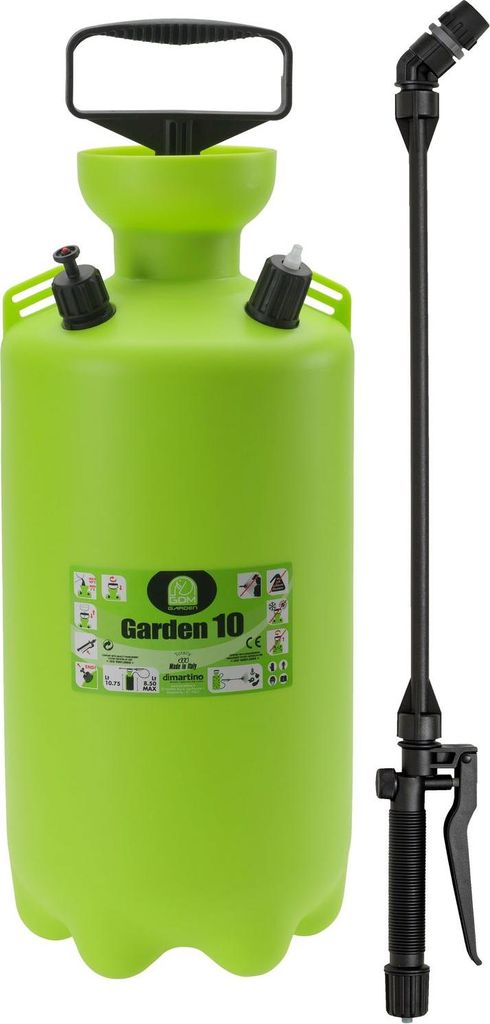 Sprühgerät dimartino Garden 10, zum Umhängen, 8.50/10.75 Liter, 3 bar