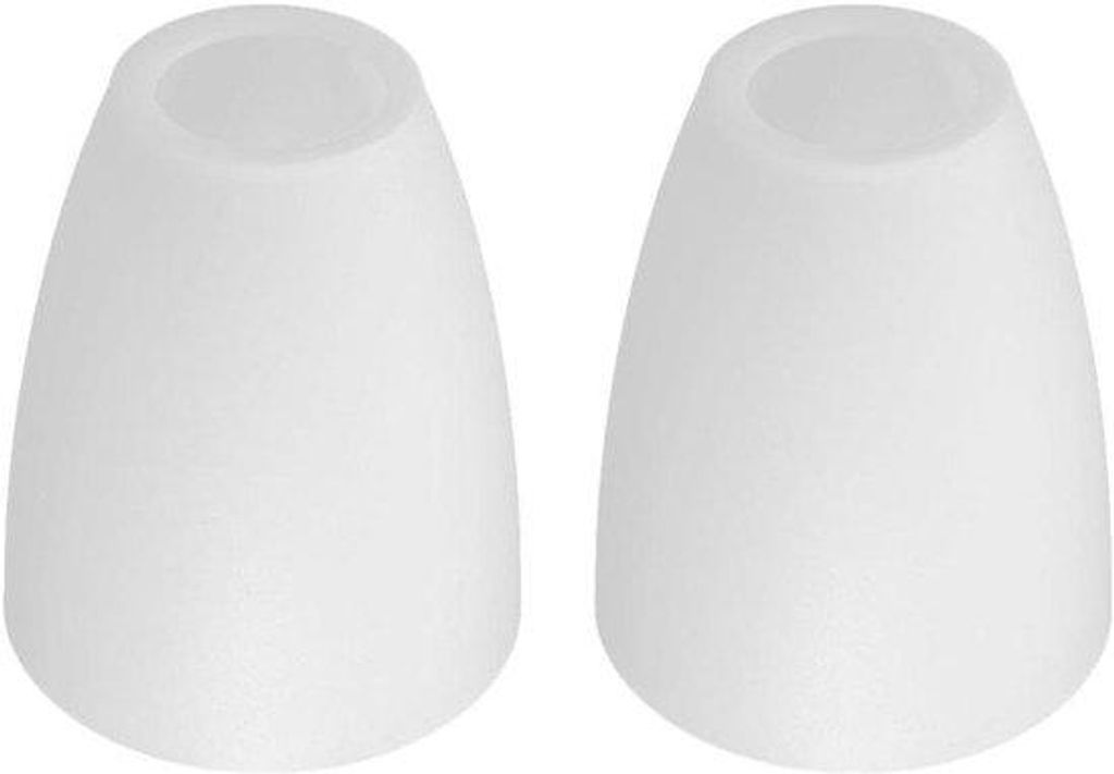 Moderne Woonaccessoires - Vervangende Lampenkappen - Set van 2 - Wit - 42 mm - Moderne Dekorationen