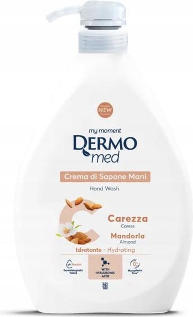 Dermomed Sapone liquido alla mandorla con pompa 1000 ml Immagine del prodotto 