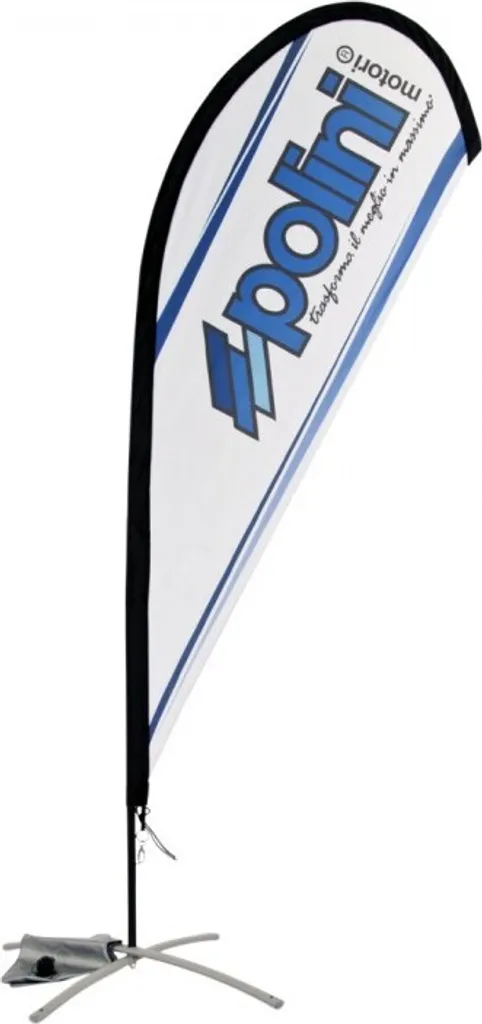 Beach Flag Polini Drop : Ne Passez Plus Inaperçu lors des Meetings