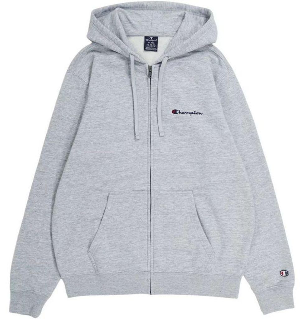 Champion - "220260 EM021" Kapuzenpullover Durchgehender Reißverschluss für Herren MR778 (XXL) (Grau/Silber)