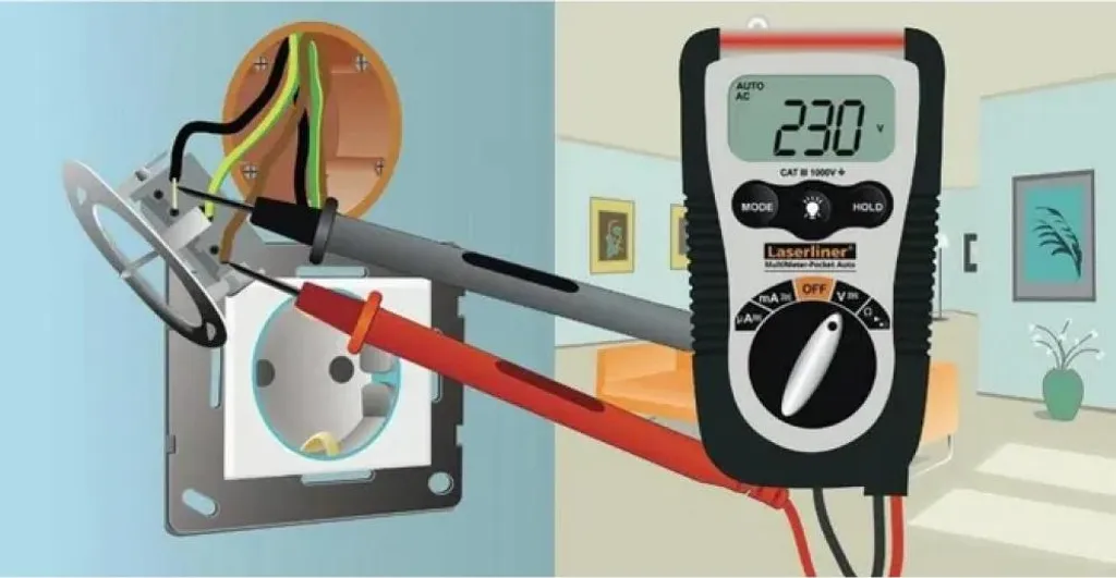 Multimètre universel Multimeter pocket Blanc et Noir format de poche - 3