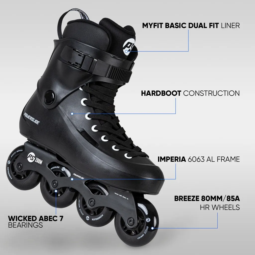 Rollers Powerslide Zoom 908442 Idéals pour Déplacements Urbains - 6