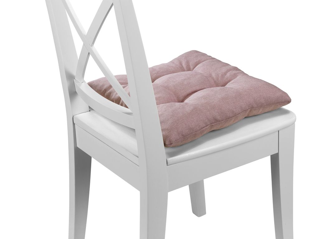 Set di 2 cuscini per sedia | Cuscini rosa antico 38 x 38 x Immagine del prodotto 