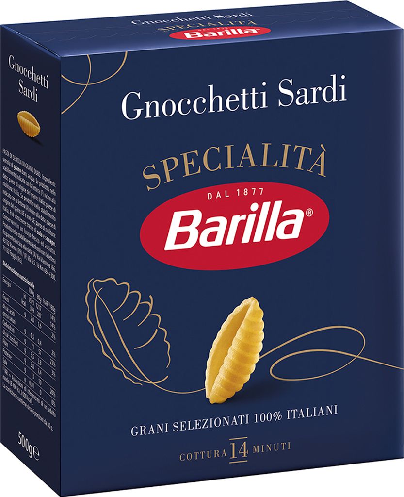 32x Pasta Barilla - Specialità Gnocchetti Sardi - 500g - Italienische Nudeln