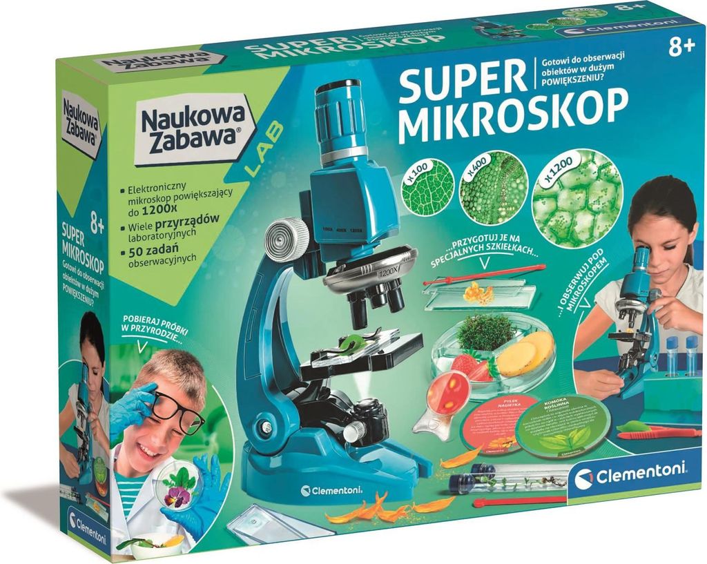 Clementoni Science Fun. Super Microscope 50755 Zdjęcie produktu 