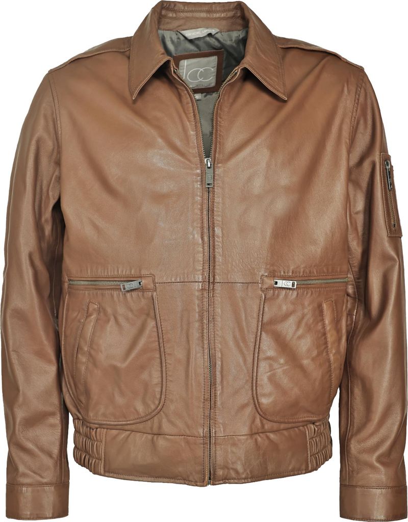 JCC Lederjacke Herren dark brown 64