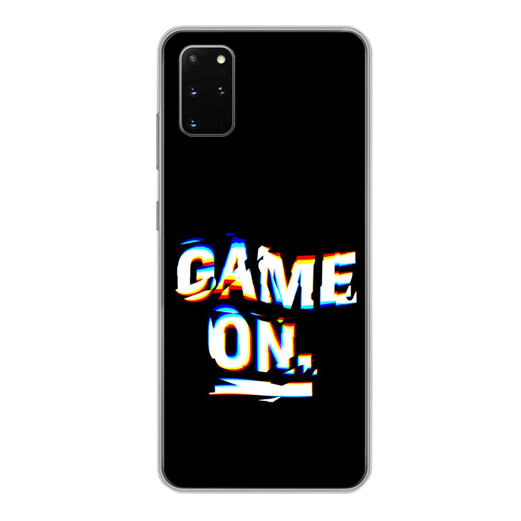 MuchoWow Handyhülle Schutzhülle Hülle für Samsung Galaxy S20 Plus Spiele - Spiel - Zitat Silikon Softcase Handy Hülle - Hartschale