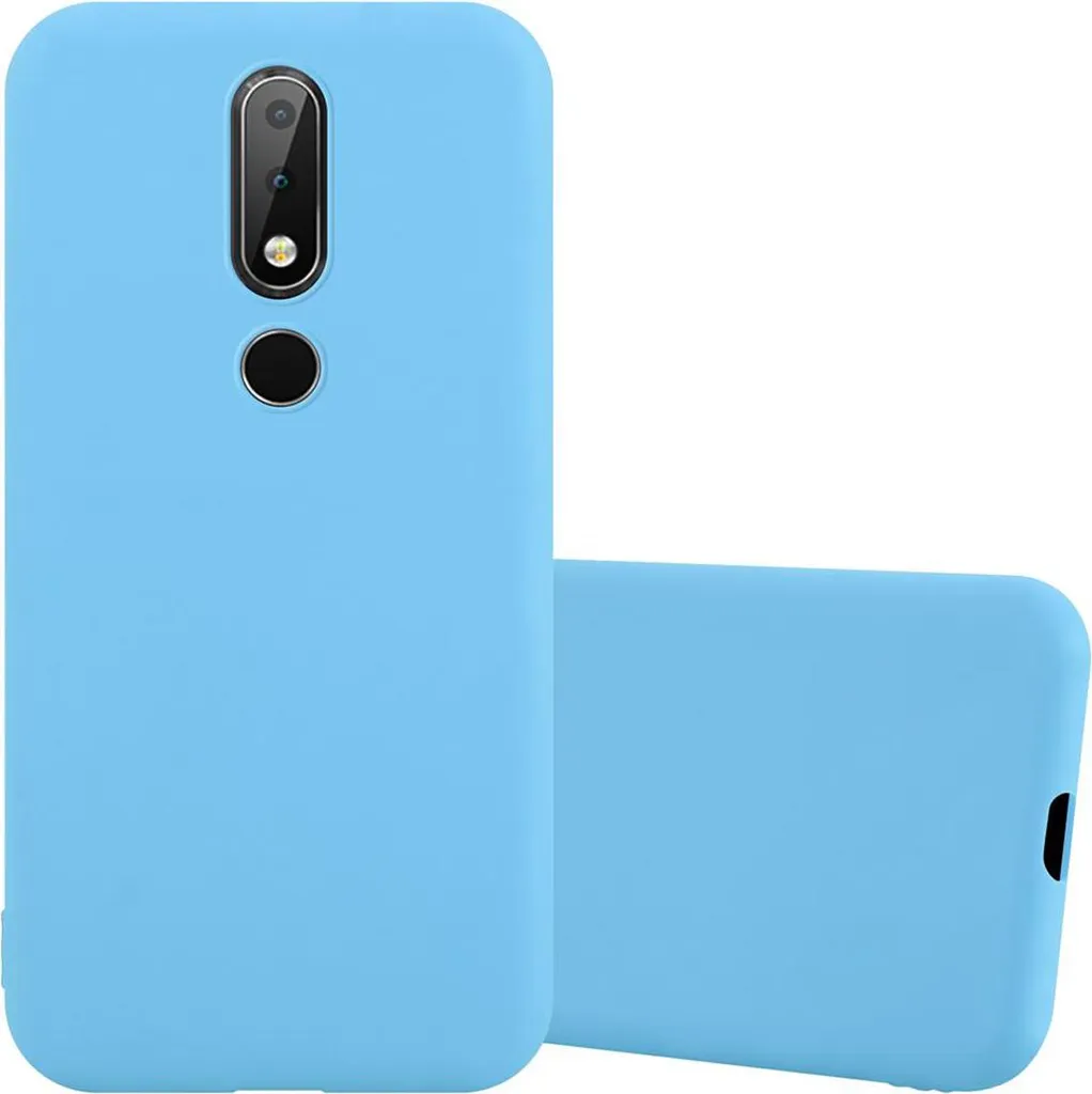 Custodia Nokia 6.1 PLUS Blu - Protezione Soft Touch Cadorabo per X6