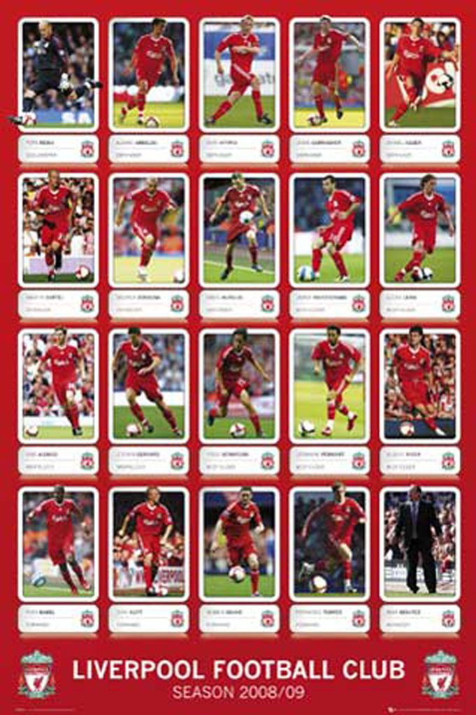 Fußball - Poster - Liverpool Squad Profiles Version 2