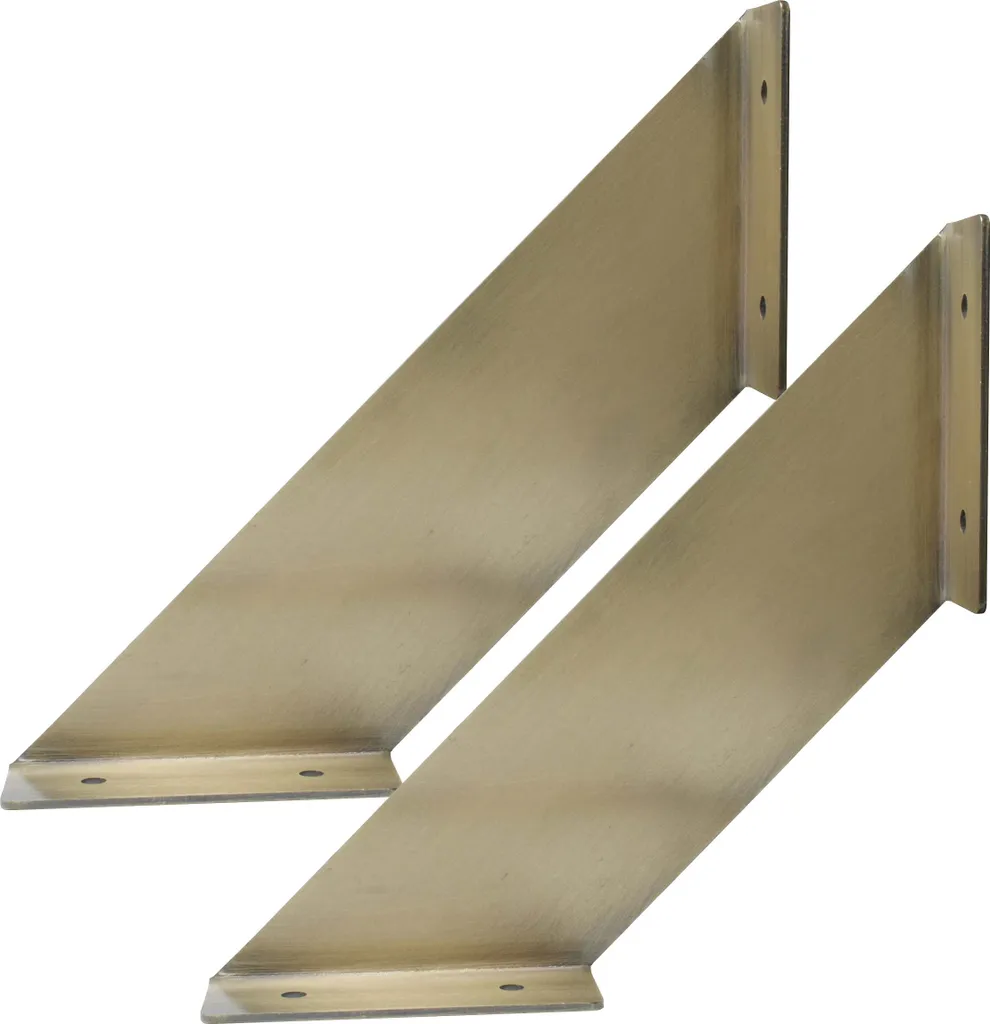 Reggimensola Industriale LICHTENBERG 200mm Oro Antico - 2 Pezzi