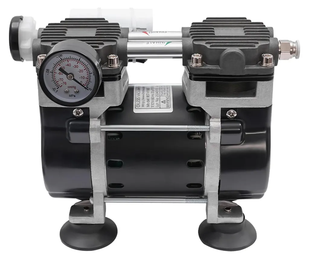 Pompe à vide BST-V100S sans huile 150W 45L/min bi-cylindre 220V