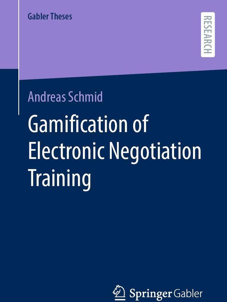Gamification of Electronic Negotiation Training