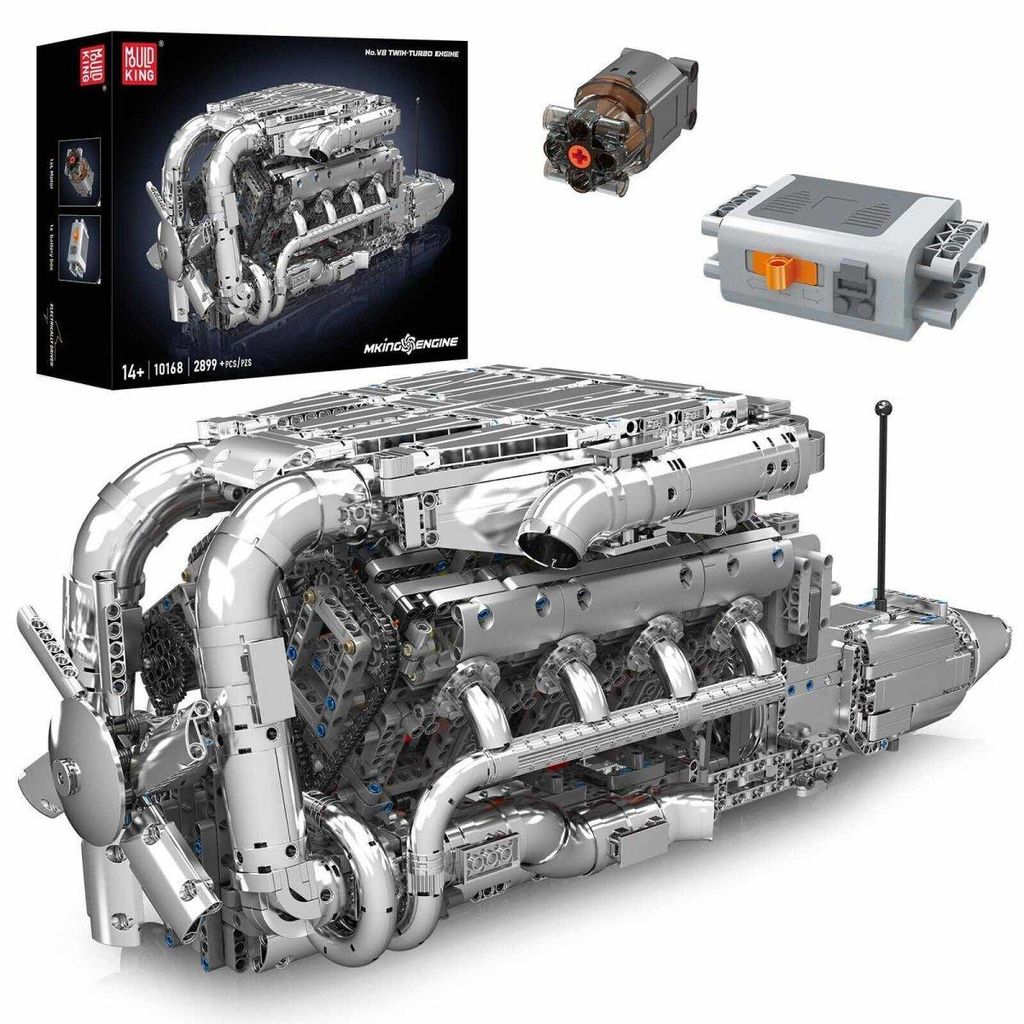 Mould King 10168 V8 Biturbo Moteur avec 2.899 pièces Image du produit 