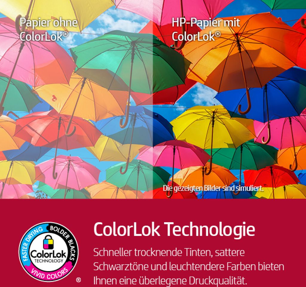 HP Kopierpapier ColorChoice DIN A3 100 g/qm 500 Blatt