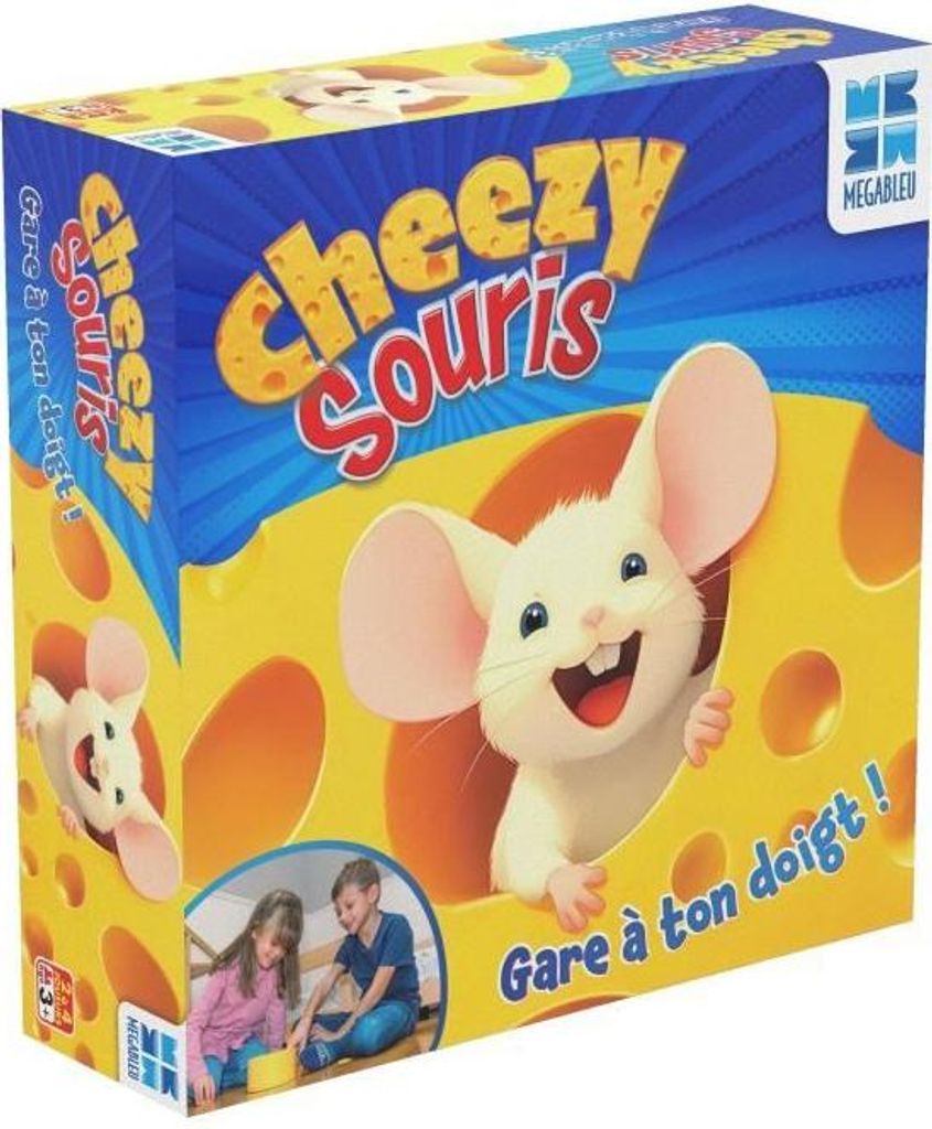 Cheezy Souris Jeu de Société, MEGABLEU, Jeu d'Enfants Dès 3 Image du produit 