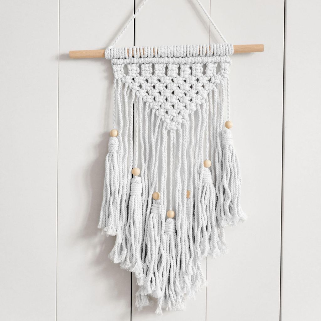 Creative Deco 300m Makramee Garn 3mm Weiß - 985 Fuß - 12-lagig Schnur - Baumwollgarn