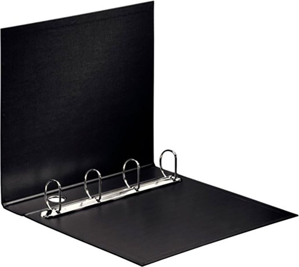 Classeur à anneaux Esselte DIN A4 noir 4 anneaux en D Image du produit 