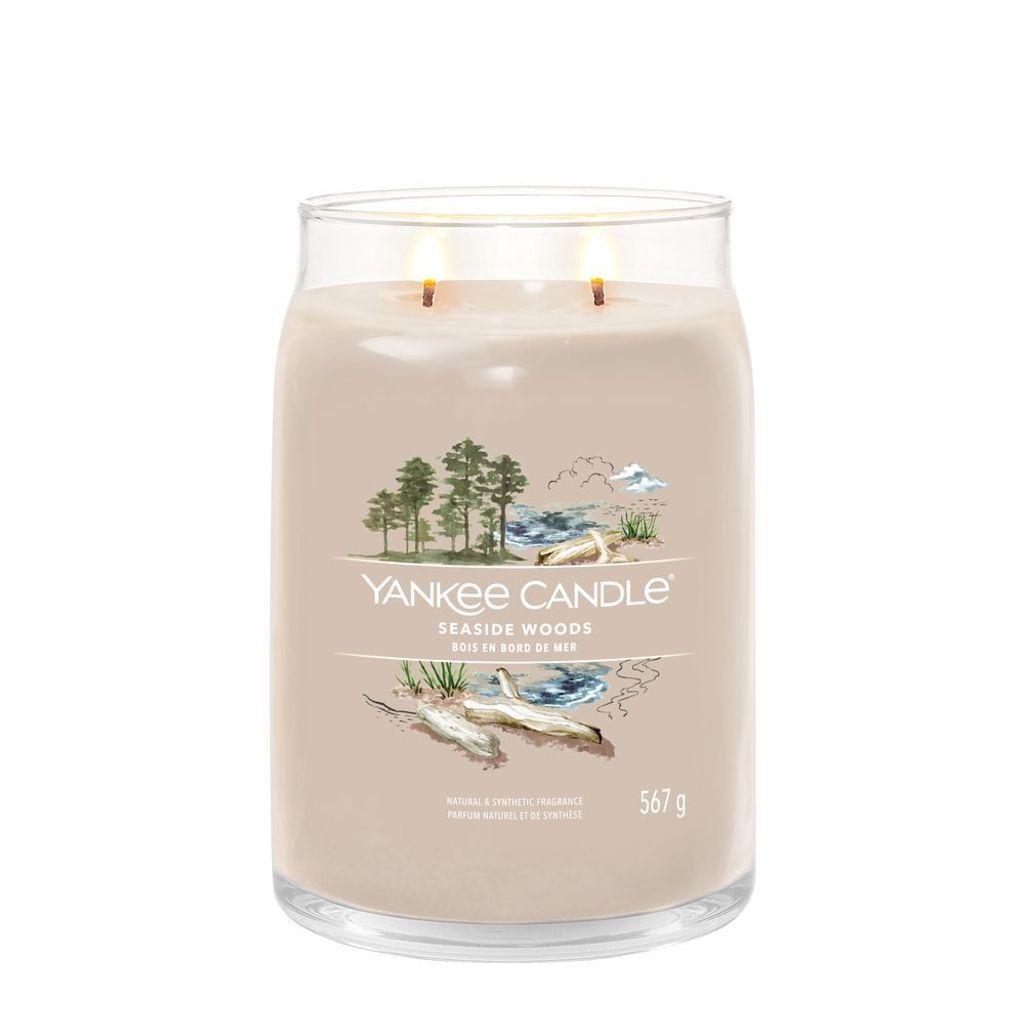 Yankee Candle Signature, Zylinder, Braun, Zitrus, Blumig, Produktbild 