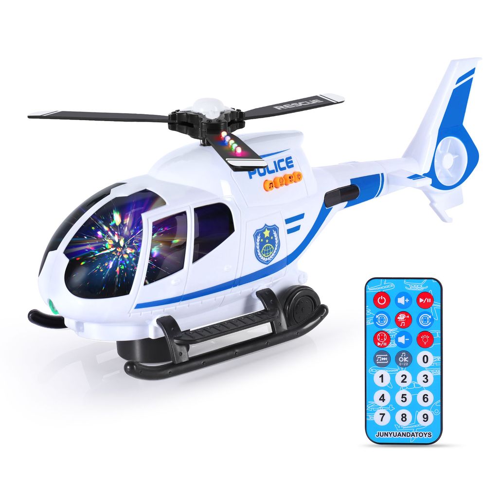 Hubschrauber Kinder Spielzeug mit Musik & Licht Helikopter Modellflugzeug 