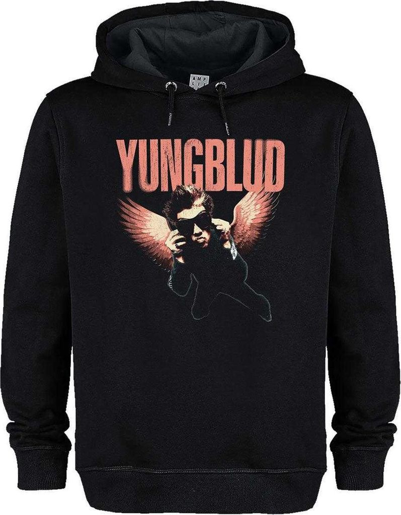 Amplified - "Wings" Kapuzenpullover für Herren/Damen Uni GD4183 (XS) (Schwarz)