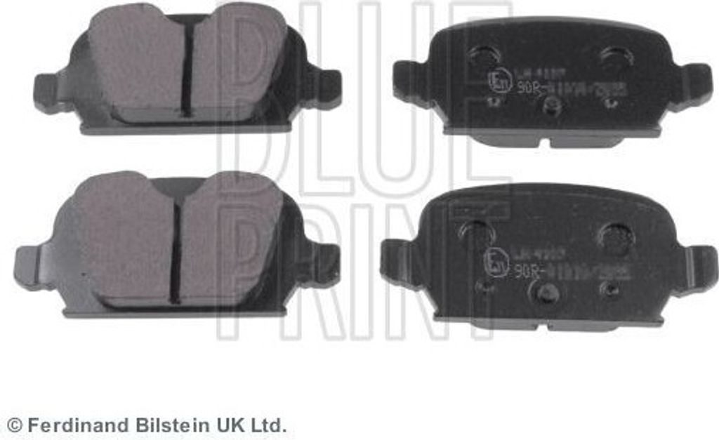 BLUE PRINT Bremsbeläge Satz Hinten für OPEL Corsa C Schrägheck (X01) ADZ94232