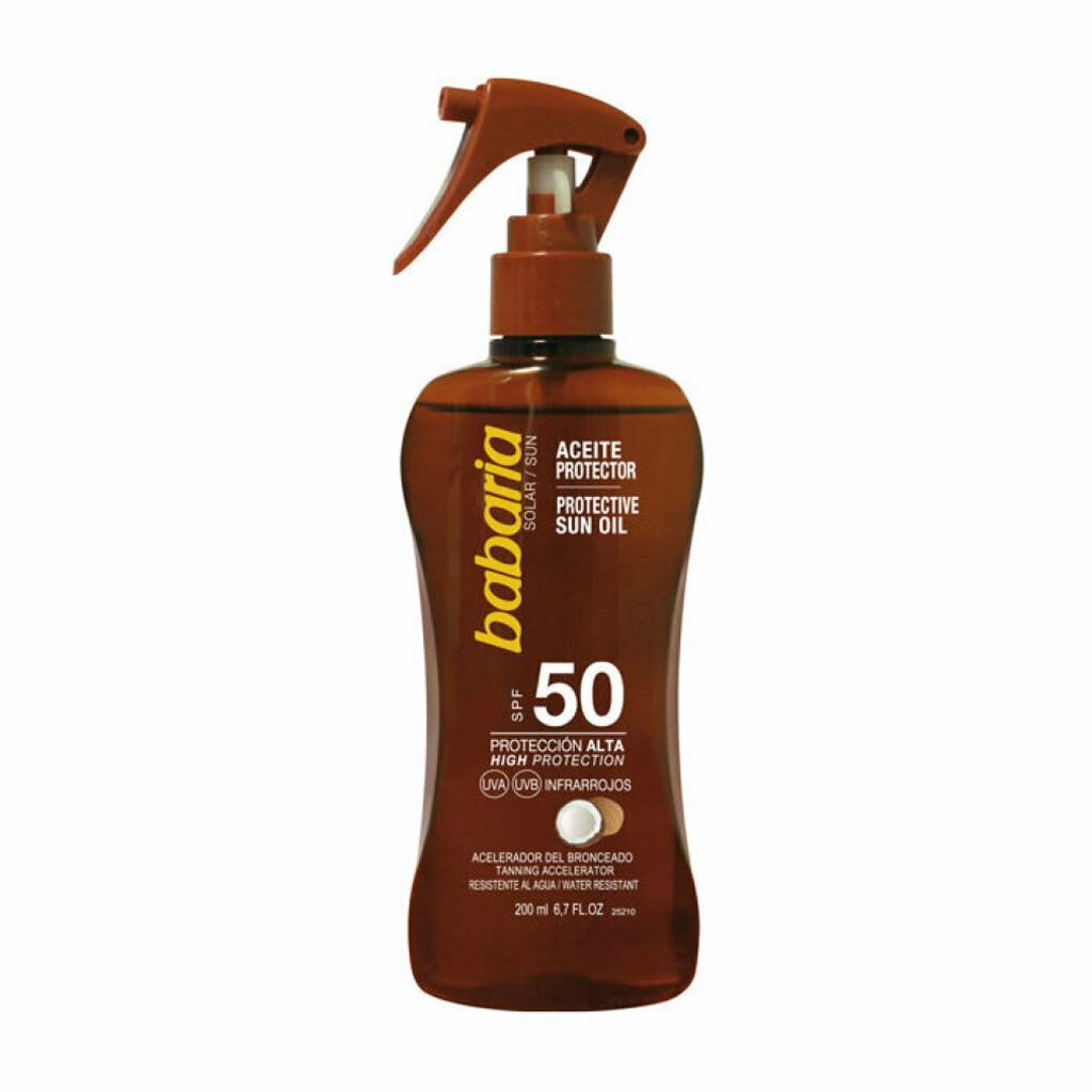 Babaria Coconut Protective Sun Oil Spf50 200ml Produktbild 