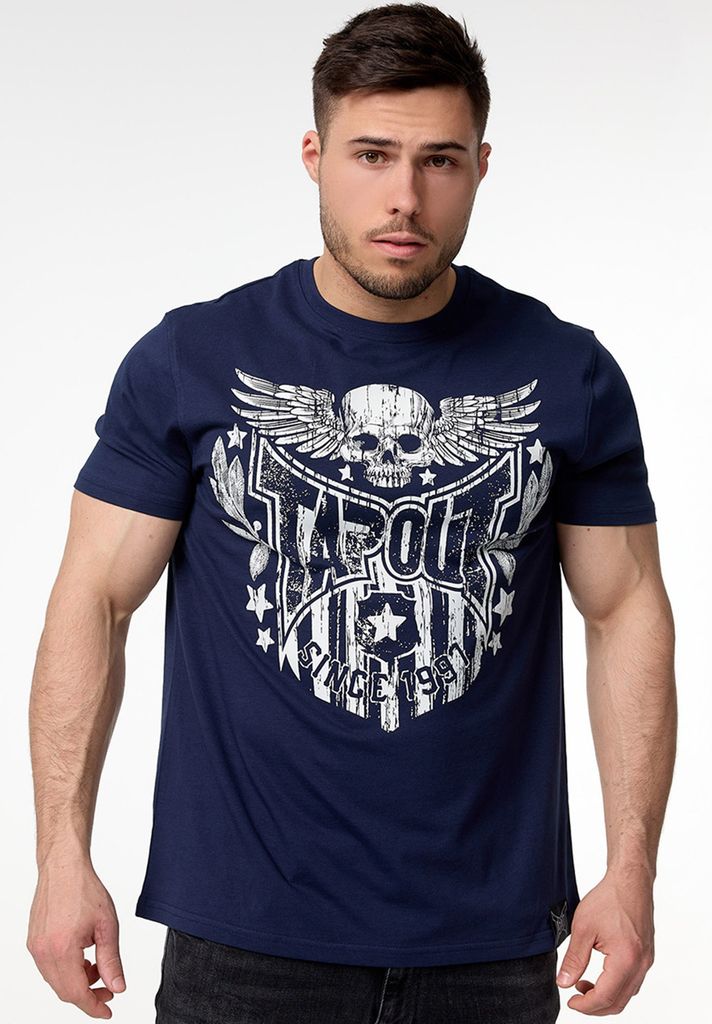 Tapout Herren T-Shirt Westlake navy/white XXXL