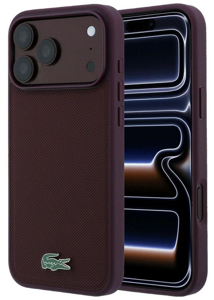 Coque Lacoste pour iPhone 18 Pro Max, modèle "Petit Pique", Image du produit 