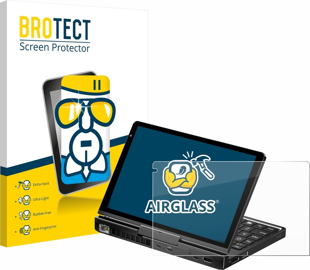 BROTECT Schutzglas für GPD Pocket 4 Schutzfolie Panzer Folie Glas Display Schutz klar