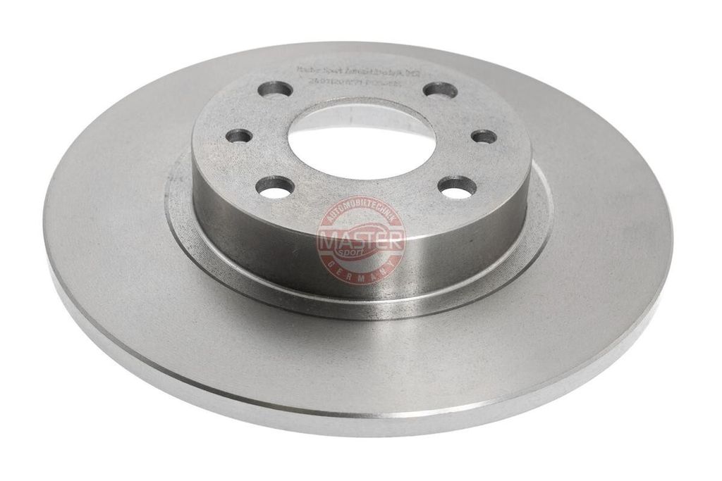 2x MASTER-SPORT Bremsscheibe 24011201271-PCS-MS vorne für FIAT 500 (312) 40 5mm
