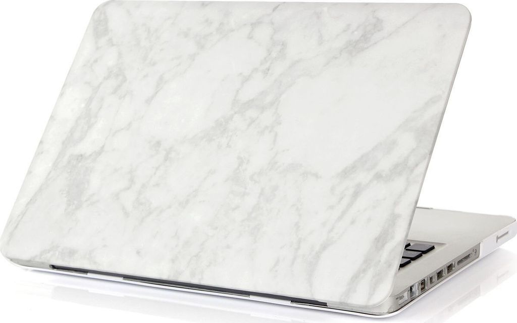 Mobigear Marble MacBook Pro 13 Zoll (2008-2012) Hardcase Hülle MacBook Case - Grau - Model A1278