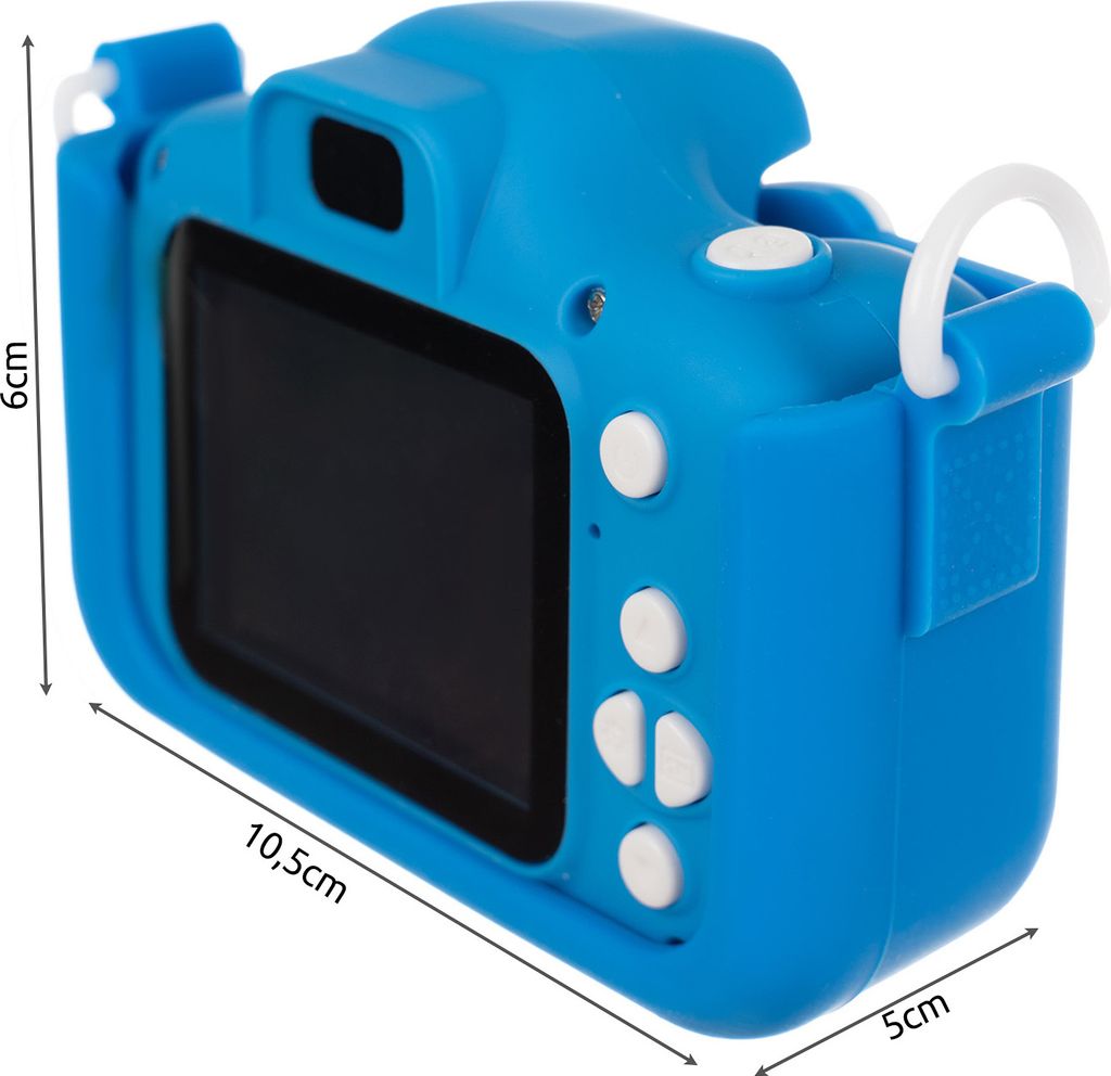 Kruzzel 16952 Detský digitálny fotoaparát 16 GB modrý Obrázok produktu 2