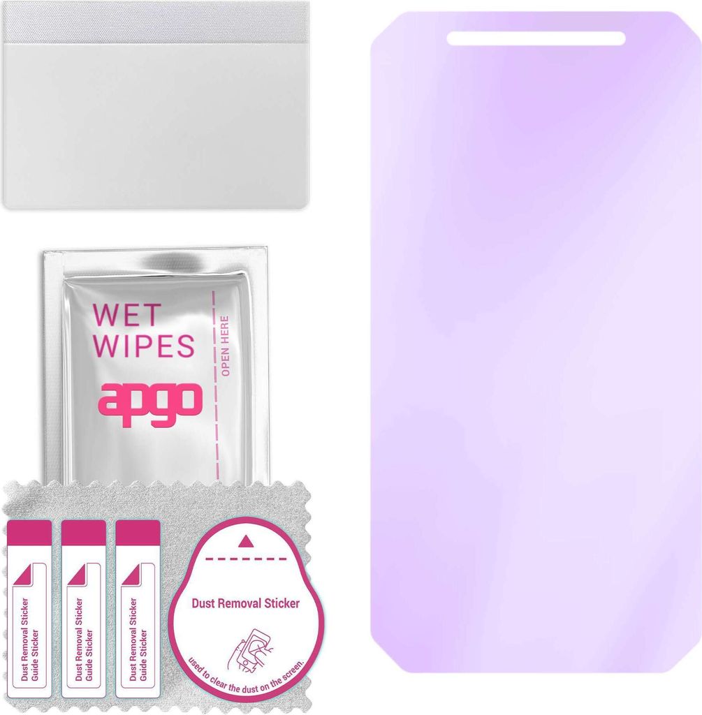 apgo Hybrid Schutzglas, kompatibel mit Ulefone Armor X7, Anti-Blue, 9H Härte, toller Ersatz für Hartglas, kratzfester Displayschutzglas, Displays...