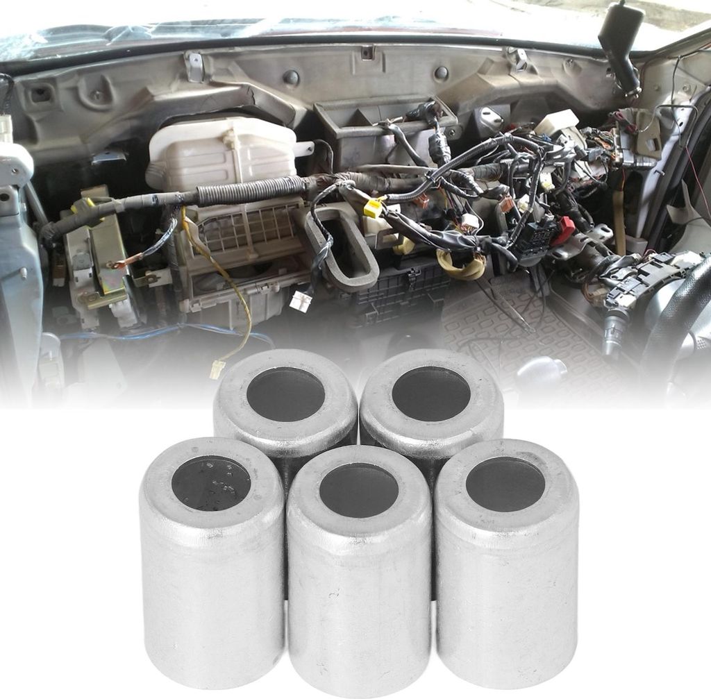 20PCS Klimaanlage Schlauch Aluminium Abdeckung Starke Festigkeit Verbindung für Auto 1/2in